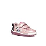 Geox Jungen Mädchen B LIGHTYLOO Girl B Sneaker, Old Rose/Black, 26 EU