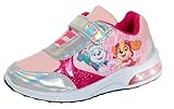 Paw Patrol Leuchtende Turnschuhe für Mädchen Skye Blinklichter Sportschuhe Pumps LED-Sneaker, rose, 24 EU