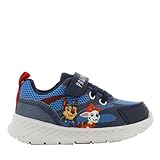 PAW Patrol Schuhe Jungen von 2 bis 6 Jahre, Kinderschuhe Junge und Mädchen 25 EU, Turnschuhe mit Chase und Marshall Motiv, Sneaker für Kinder mit Klettverschluss, Ideal fur Schule und Freizeit, Blau