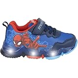 CERDÁ LIFE'S LITTLE MOMENTS Kinder interaktiven LED-Lichtern, Spiderman TPR-Sohle Sneaker, Blau, 28 EU
