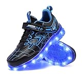 YUNICUS LED blinkende Running Sneakers Schuhe USB wiederaufladbar für Kleinkind und kleines Kind