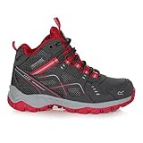 Regatta - Kinder Wanderstiefel Vendeavour (30 EU) (Granitgrau/Pinker Trank)