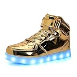 7-Farben LED Schuhe USB Ladelicht Schuhe Licht blinkende Schuhe Licht Sportschuhe Tanzschuhe Damen Männer Kinder Sportschuhe