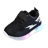 Sneaker Kinder Klettverschluss Kinder Kinder Mädchen Jungen Turnschuhe LED Licht Leuchtende Schuhe Sportschuhe Kinderschuhe Winter Mädchen