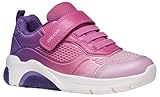 Geox J FADINLIGHT Girl C Sneaker, Violet/Fuchsia, 31 EU