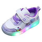 Generisch Unisex Kinder Schuhe,Sneaker Mesh Shoes rutschfeste Walkingschuhe Leuchtschuhe Turnschuhe Outdoor Fitness Sportschuhe Kinderschuhe Komfortabel Fitnessschuhe
